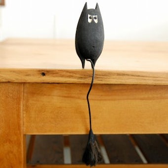 スウェーデンで見つけた黒いフクロウのオブジェの商品写真