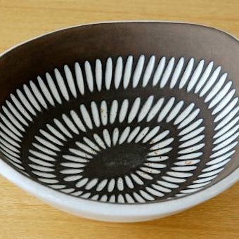 GEFLE（Upsala Ekeby)/ゲフル(ウプサラエクビィ/陶器の深皿の商品写真