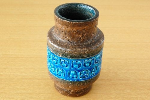 デンマークで見つけた陶器の花瓶 ターコイズブルー 北欧 暮らしの道具店 デンマークで見つけた陶器の花瓶 ターコイズブルー 北欧 暮らしの道具店