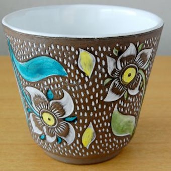 Upsala Ekeby/ウプサラエクビイ/Mari Simmulson/陶器の植木鉢カバーの商品写真