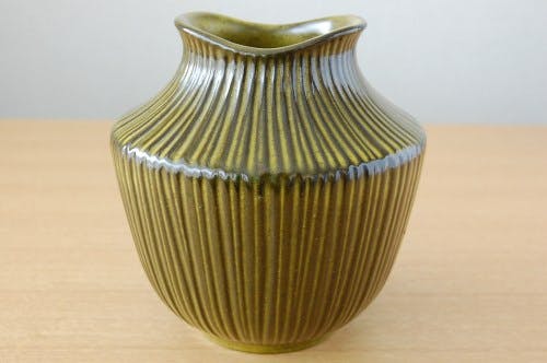 upsala ekeby 花瓶大小セット陶器スウェーデン