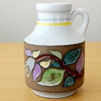 Upsala Ekeby/ウプサラエクビイ/Mari Simmulson/もち手付きの陶器の花瓶の商品写真