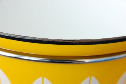 CATHERINEHOLM/キャサリンホルム/ロータス/両手鍋（イエロー×ホワイト