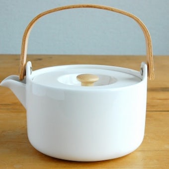 【取扱い終了】marimekko/マリメッコ/Oiva Teapot/ティーポット700ml（ホワイト）の商品写真
