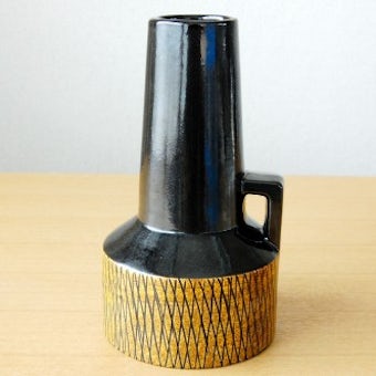 Upsala Ekeby/ウプサラエクビィ/陶器の花瓶（ブラウン）の商品写真