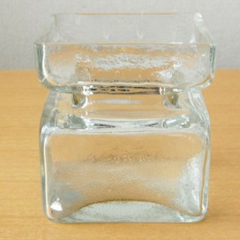 フィンランド/Riihimaen Lasi社/ガラスの花瓶の商品写真