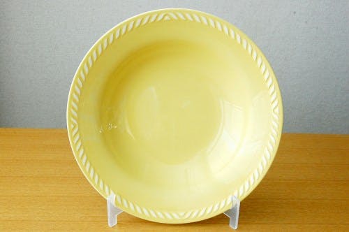 ノルウェー/FIGGJO/フィッギオ/イエローのディーププレート