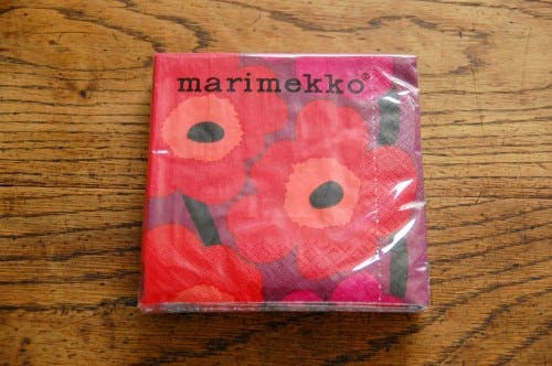marimekko/マリメッコ/ペーパーナプキン/UNIKKO（パープル