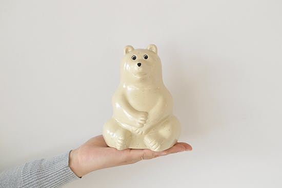白くま貯金箱/フィンランド/Polar Bear Money BOX - 北欧、暮らしの道具店