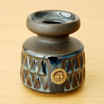 デンマーク/SOHOLM/スーホルム/陶器の一輪挿し（キャンドルスタンド）の商品写真