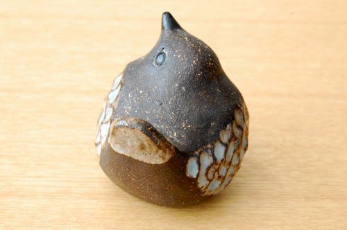 スウェーデン/Bengt Wallデザイン/陶器の小鳥オブジェ（小