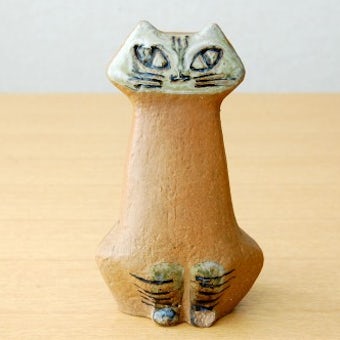 GUSTAVSBERG/グスタフスベリ/Lisa Lason/リサ・ラーソン/LILLA ZOO/陶器のオブジェ（猫）の商品写真