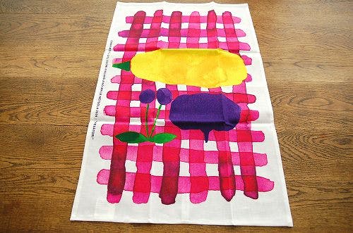 取扱い終了】marimekko/キッチンタオル柄違い2枚セット/KESATORI