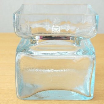 フィンランド/Riihimaen Lasi社/ガラスの花瓶の商品写真