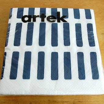 【取扱い終了】artek/SIENA/ペーパーナプキン40*40cm/ホワイト×ブルーの商品写真