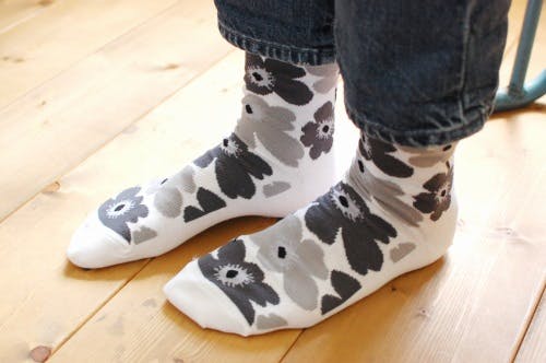 取扱い終了】marimekko/UNIKKO/靴下/NEW/ウニッコ柄(ホワイト 取扱い終了】marimekko/UNIKKO/靴下/NEW/ウニッコ柄(ホワイト