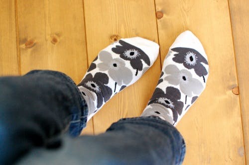 取扱い終了】marimekko/UNIKKO/靴下/NEW/ウニッコ柄(ホワイト 取扱い終了】marimekko/UNIKKO/靴下/NEW/ウニッコ柄(ホワイト