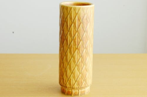 RORSTRAND/ロールストランド/Gunnar Nylundデザイン/陶器の花瓶（マスタードイエロー）の商品写真