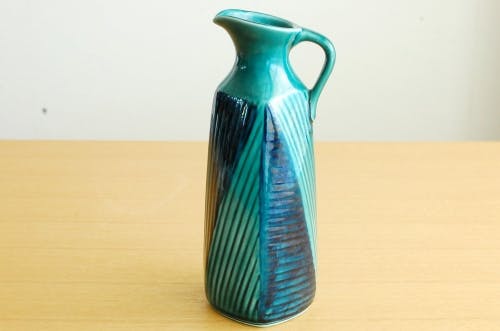 RORSTRAND/ロールストランド/陶器の一輪挿し（ブルー×グリーン）の商品写真