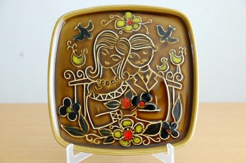 Stavangerflint/スタヴァンゲルフリント/陶器の壁飾り（SWEETHEART