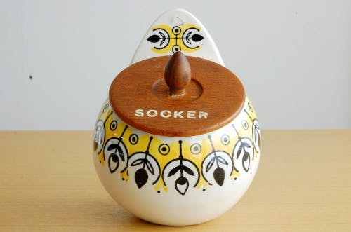 スウェーデン/JIE釜/壁掛け調味料ポット(砂糖）の商品写真