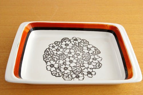 GEFLE（upsala ekeby)/ゲフル（ウプサラ・エクビイ）/AGNETA/スクエアプレートの商品写真