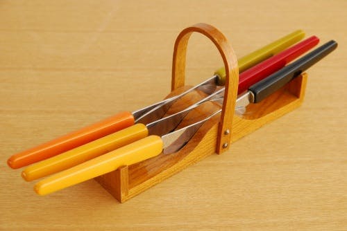 スウェーデンで見つけたフルーツナイフ6本セットの商品写真