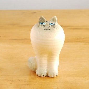 【取扱い終了】Lisa Larson/リサ・ラーソン/オブジェ/Cat Maya（ホワイト）の商品写真