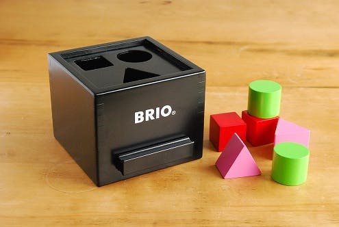 在庫限り取扱終了】BRIO/ブリオ/おもちゃ/形合わせボックス（黒