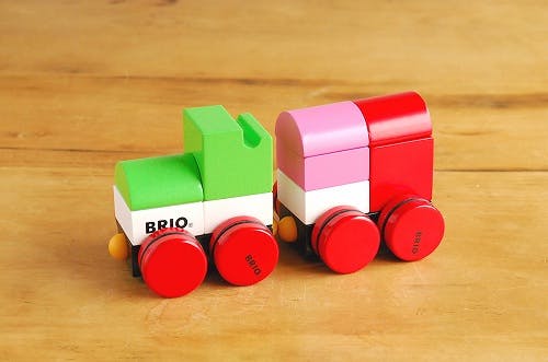 廃盤】BRIO/ブリオ/おもちゃ/磁石つきの木製積み木 - 北欧、暮らしの道具店