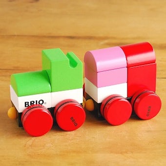 【廃盤】BRIO/ブリオ/おもちゃ/磁石つきの木製積み木の商品写真