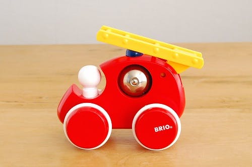 取扱い終了】BRIO/ブリオ/おもちゃ/押し車/消防車 - 北欧