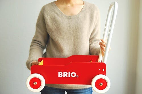 取扱終了】BRIO/ブリオ/おもちゃ/手押し車（赤） - 北欧、暮らし