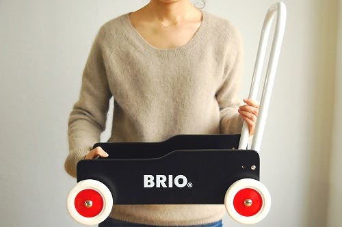 取扱終了】BRIO/ブリオ/おもちゃ/手押し車（黒） - 北欧、暮らしの道具店