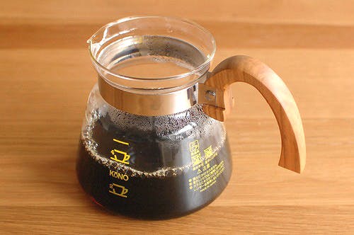 KONO式コーヒードリッパーセット/ウッドハンドル（桜）/4人用 - 北欧、暮らしの道具店