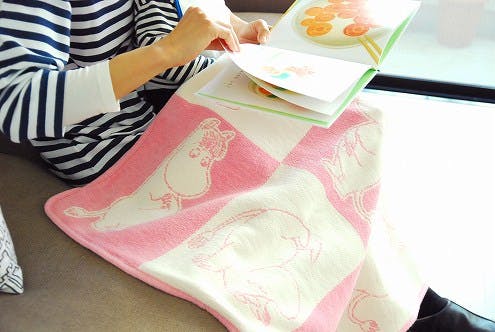 完成品 取扱い終了】KLIPPAN/クリッパン/コットンミニブランケット 布団・毛布