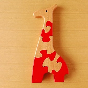 【取扱い終了】スイス/アントニオ・ヴィターリ/木のパズル(キリン)の商品写真