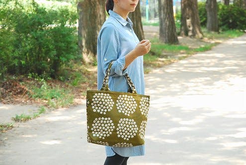 取扱い終了】marimekko/マリメッコ/PUKETTI/トートバッグ(L