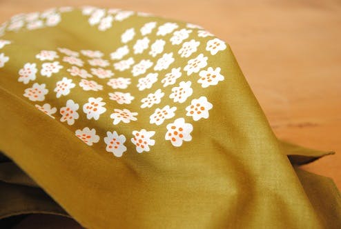 ● ｍarimekko ●【 SALE 】Pamba Puketti スカーフ マリメッコ marimekko ＜Puketti＞ヴィンテージ・スカーフ（水色