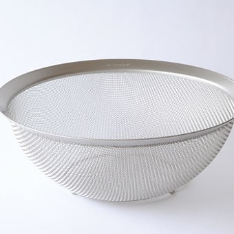 【取扱い終了】la base/ラバーゼ/ステンレス丸ざる(大)の商品写真