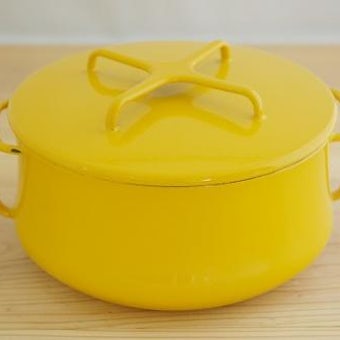 DANSK pan mustard yellow  ダンスク　コベンスタイル　両手鍋　マスタードイエロー（S)の商品写真