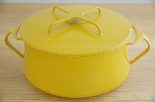 DANSK pan mustard yellow ダンスク コベンスタイル 両手鍋 
