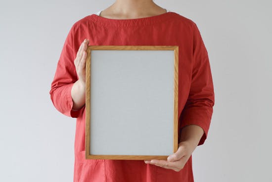 取扱い終了】BIRDS' WORDSポスター専用の額縁(32cm×26cm) - 北欧