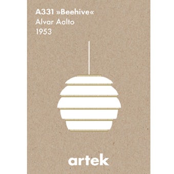 【在庫限り取扱い終了】artek/アルテック/シルクスクリーンポスター/ビーハイブ(照明)の商品写真
