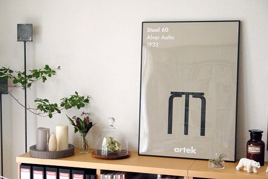 取扱い終了】artek/アルテック/シルクスクリーンポスター