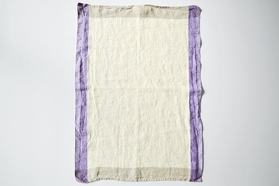 Lino e Lina/キッチンクロス/デルフィ/イエロー×パープルの商品写真