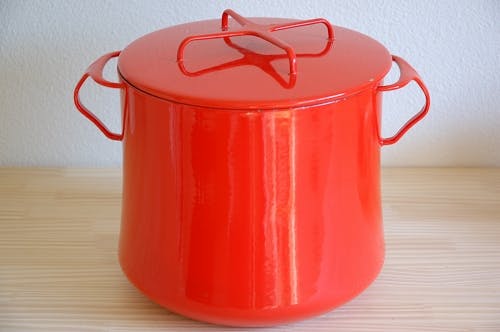 DANSK ダンスク 直径25cm 琺瑯鍋 vintage フランス製 - 調理器具