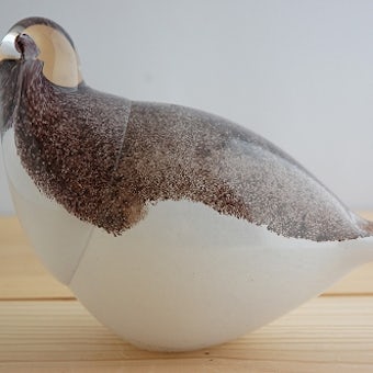 フィンランドで見つけたガラス製の鳥のオブジェの商品写真