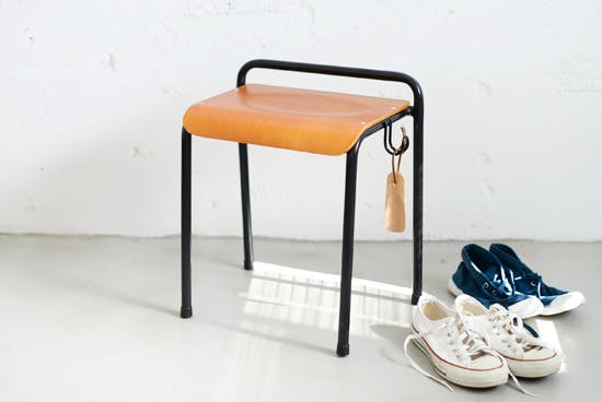 【取扱い終了】MATES/メイツ/シューズチェア(ブラック)の商品写真