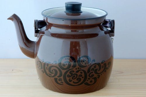 FINEL/フィネル/カイ・フランク/ホーローケトル（ブラウン